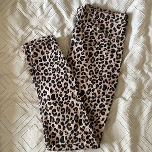 H&M Cheetah print high-waisted skinny jeans 🐆